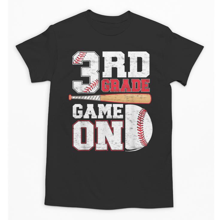 3rd Grade Game On Back To School Baseball Boy Third Grade Unisex T-Shirt