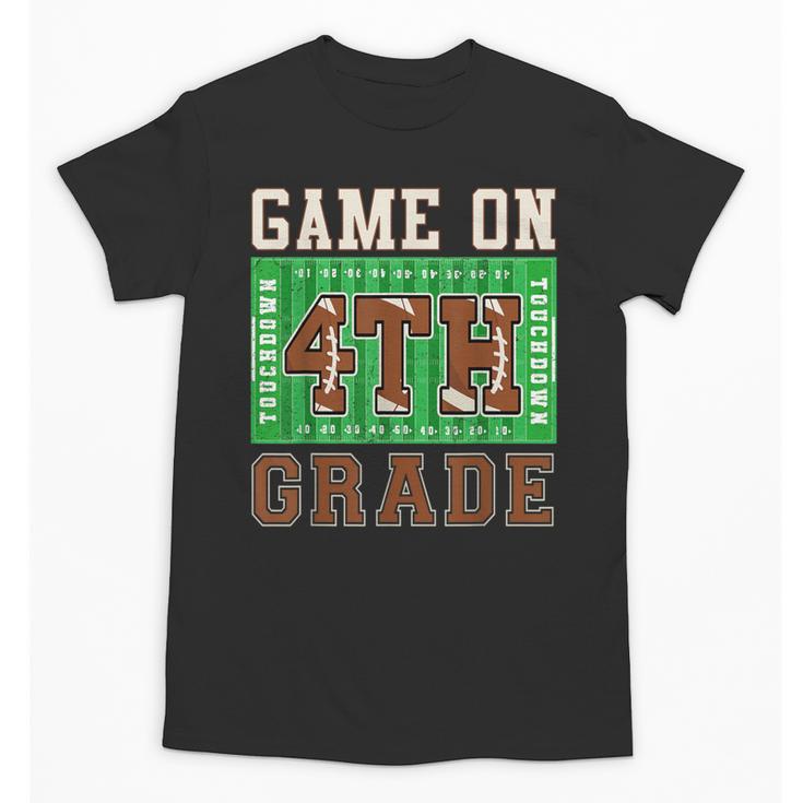 4th Grade Boys Kids Football Back To School Fourth Grade Unisex T-Shirt