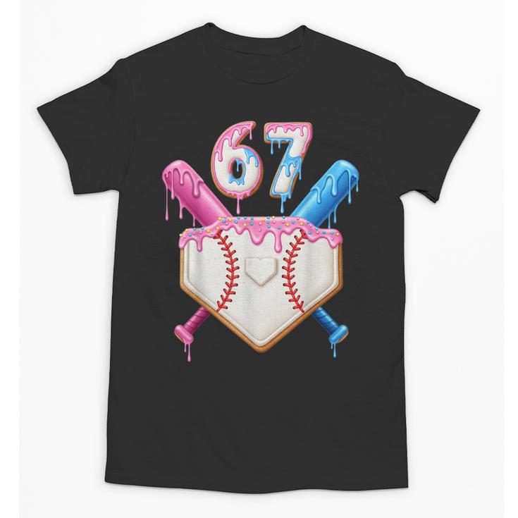 6 7 Baseball Dripping Six Seven Gen Alpha Slang Unisex T-Shirt