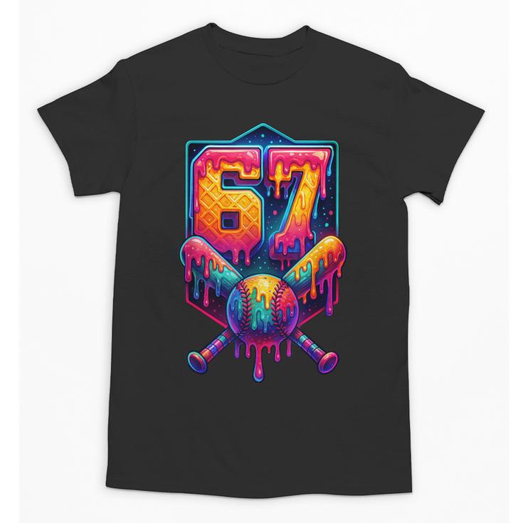 67 Meme Trendy Baseball Number 67 Player Six Seven Unisex T-Shirt