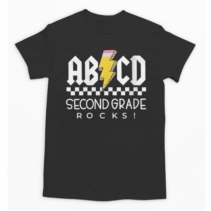 ABCD Second Grade Rocks First Day Of School Back To School Unisex T-Shirt