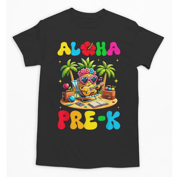 Aloha Pre-K Pineapple Hawaii Back To School Kids Girls Unisex T-Shirt