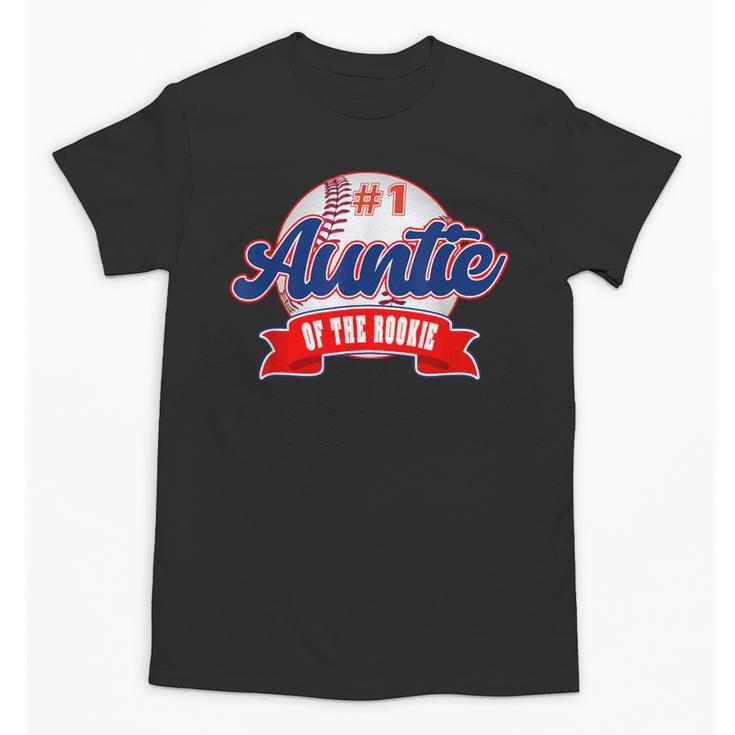 Auntie Rookie Of Year 1st Birthday Baseball Theme Matching Unisex T-Shirt