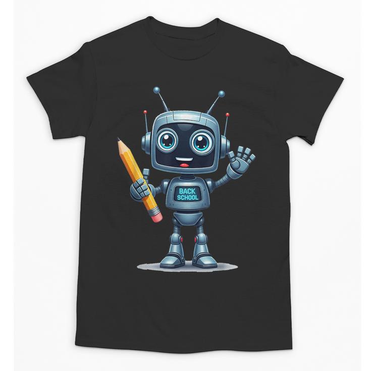 Back To School 2025 Robot Pencil For Kids Unisex T-Shirt