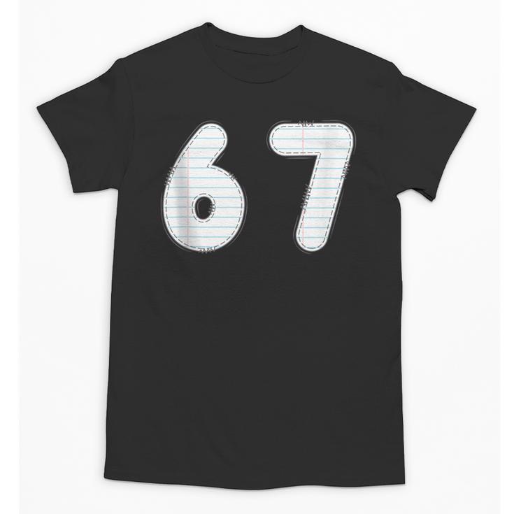 Back To School 67 Notebook Number For Class Year Unisex T-Shirt