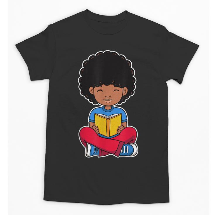 Back To School Afro African American Boy Student Unisex T-Shirt