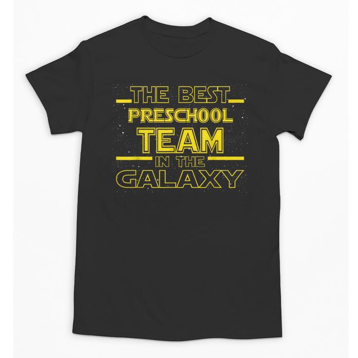 Back To School Best Preschool Team In The Galaxy Space Out Unisex T-Shirt