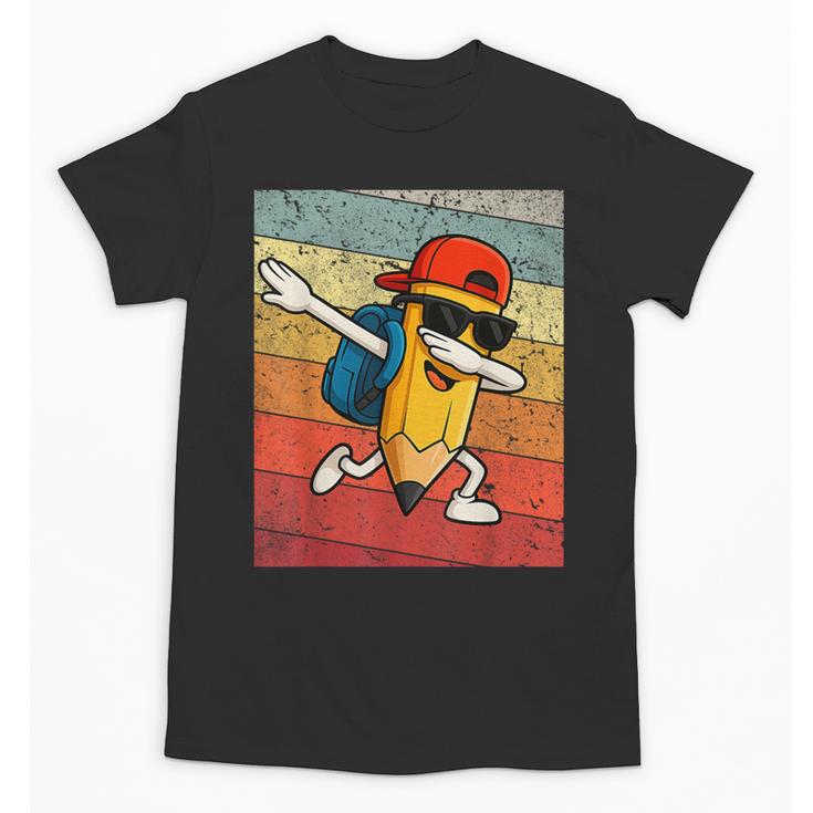 Back To School Dabbing Pencil First Day Boys Kids Unisex T-Shirt