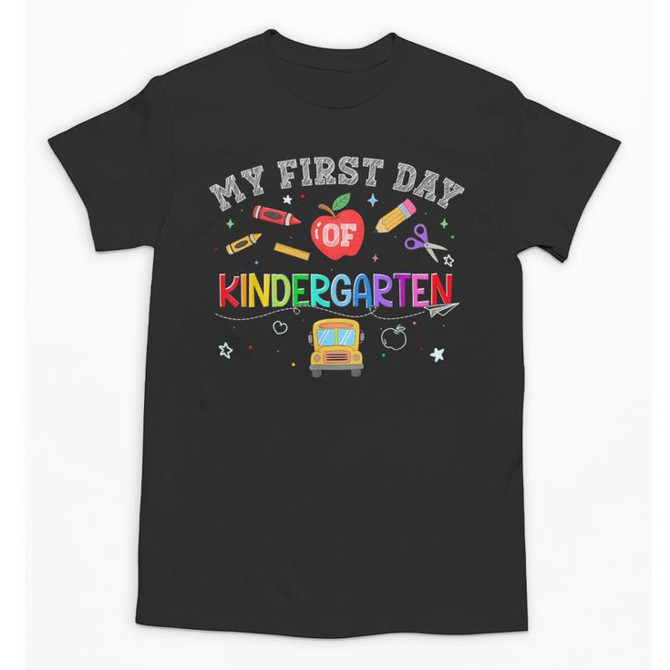 Back To School My First Day Of Kindergarten Boy Girl Unisex T-Shirt