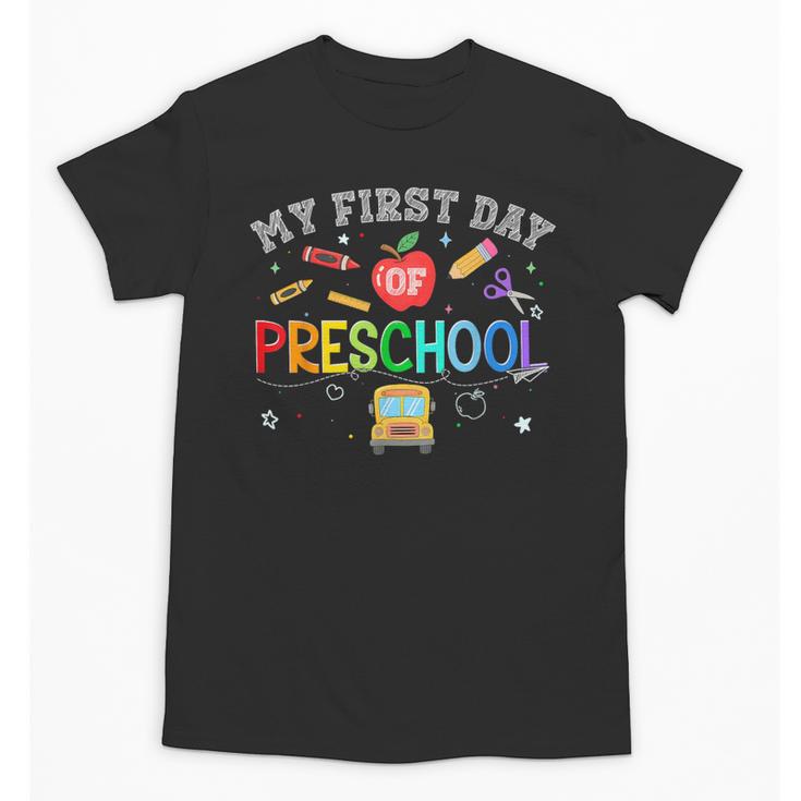 Back To School My First Day Of Pre K Boy Girl Unisex T-Shirt