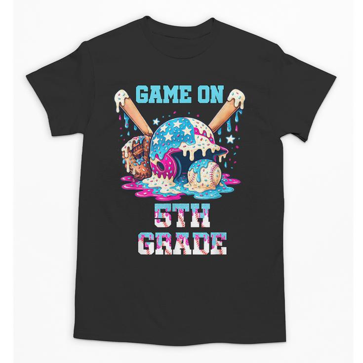 Back To School Game On Fifth Grade Baseball First Day Boys Unisex T-Shirt