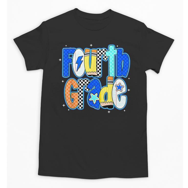 Back To School Hello Fourth Grade Team 4th Grade Boy Girl Unisex T-Shirt