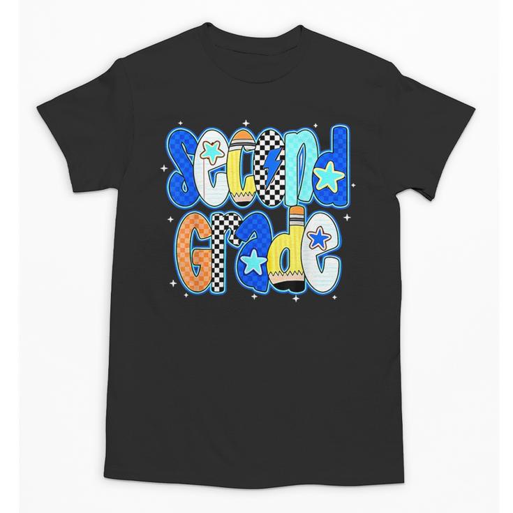 Back To School Hello Second Grade Team 2nd Grade Boy Girl Unisex T-Shirt