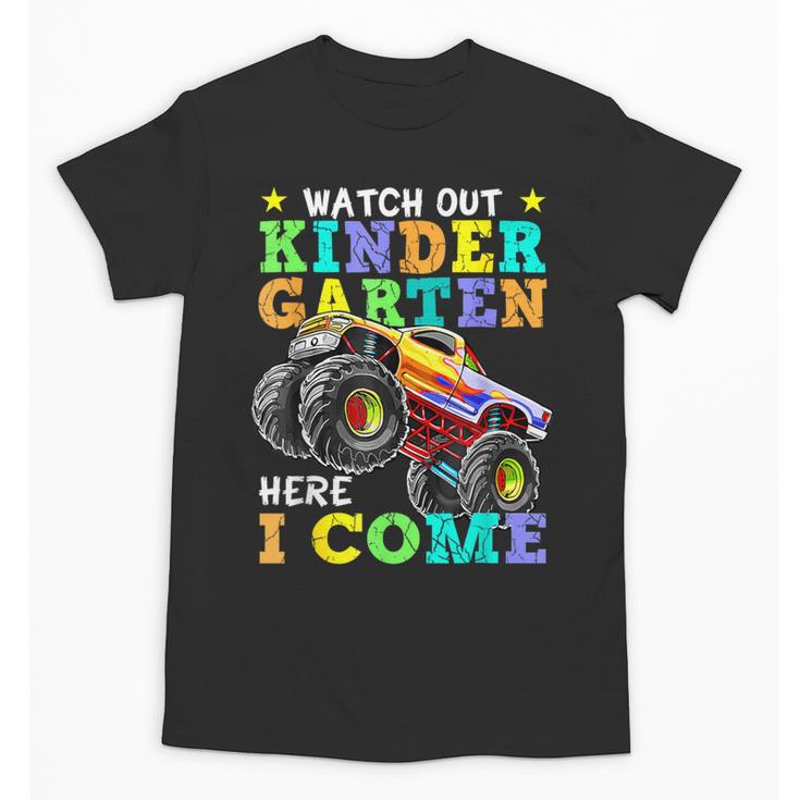 Back To School Kindergarten Here I Come For Boy Kid Truck Unisex T-Shirt