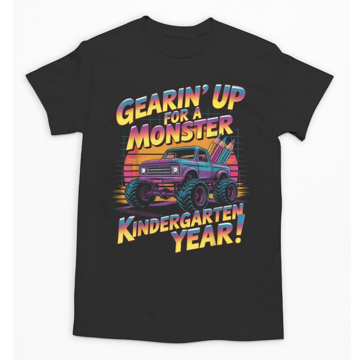 Back To School Kindergarten Monster Truck First Day Boys Unisex T-Shirt