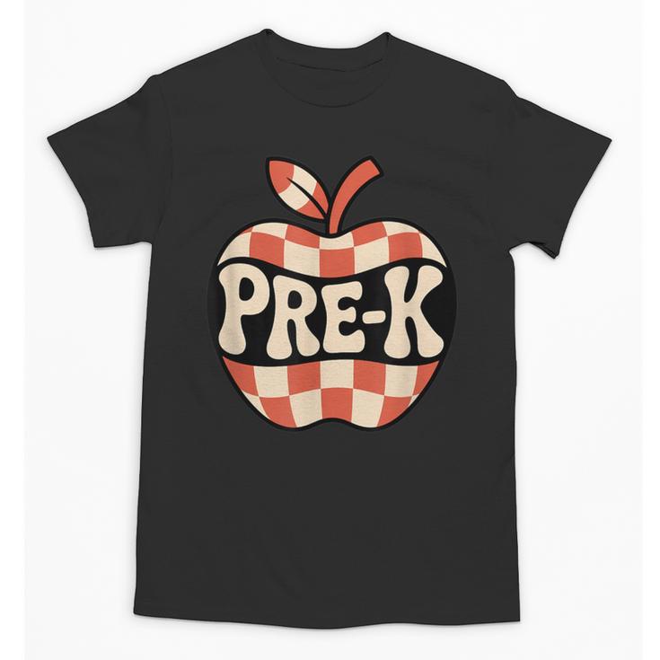 Back To School Retro Apple PRE-K Classroom Unisex T-Shirt