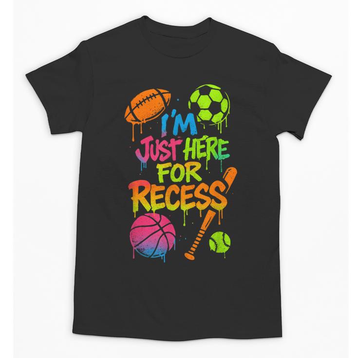 Back To School Sports Basketball Football Recess Unisex T-Shirt