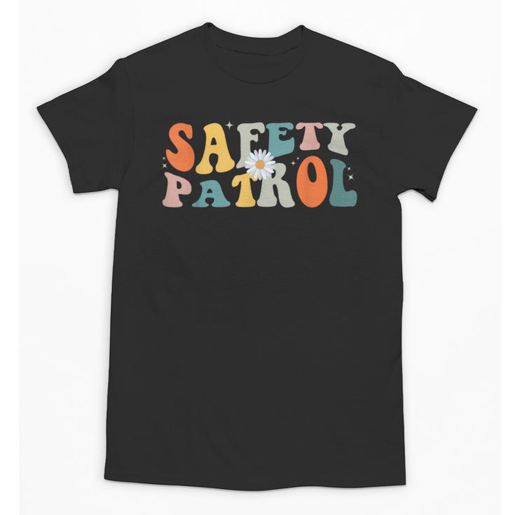 Back To School Student Safety Patrol Groovy Retro Unisex T-Shirt