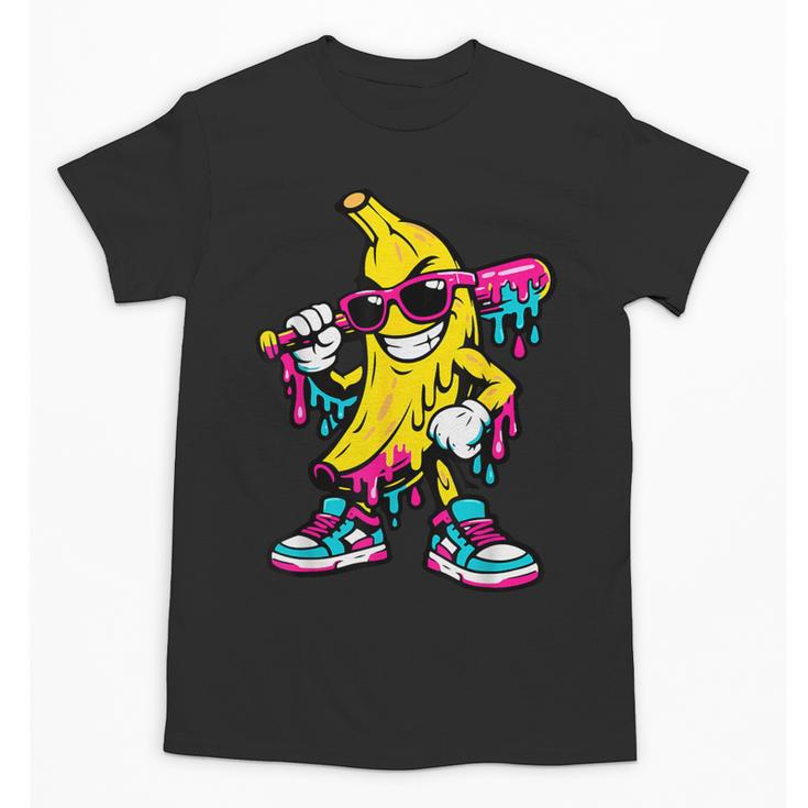 Banana Baseball Drip Unisex T-Shirt
