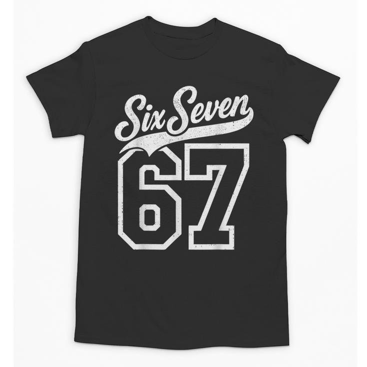 Baseball 6 7 Number 67 Six Seven Meme Boys Youth Kids Unisex T-Shirt