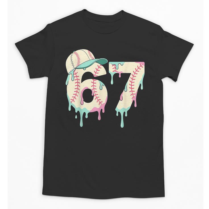 Baseball 67 Drip Six Seven Baseball Dripping Boys Kids Unisex T-Shirt