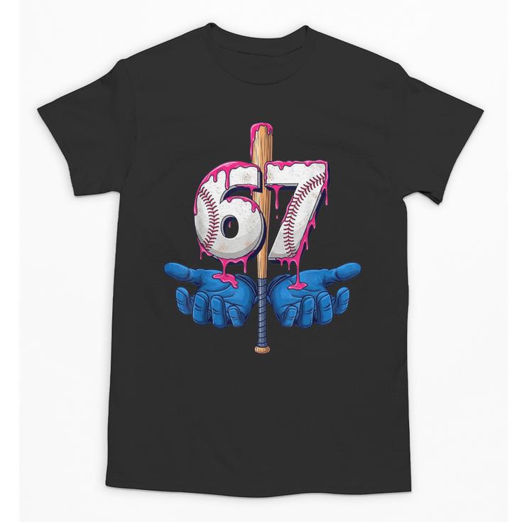 Baseball 67 Six Seven Gen Alpha Meme Drip Unisex T-Shirt