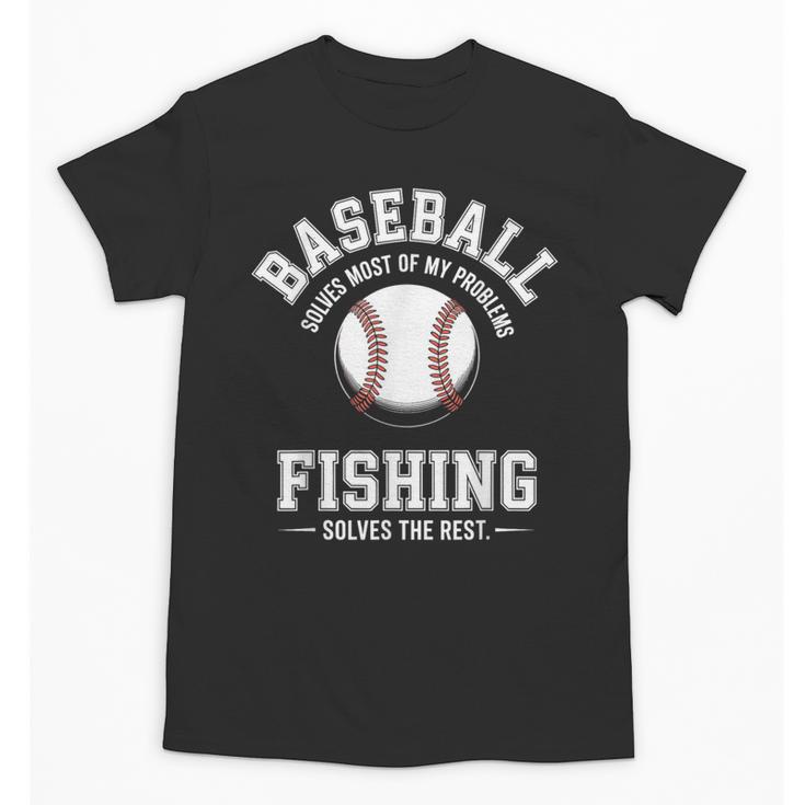 Baseball & Fishing Unisex T-Shirt
