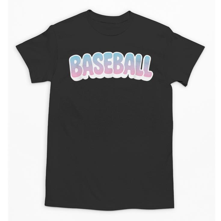 Baseball Bubble Letter Unisex T-Shirt