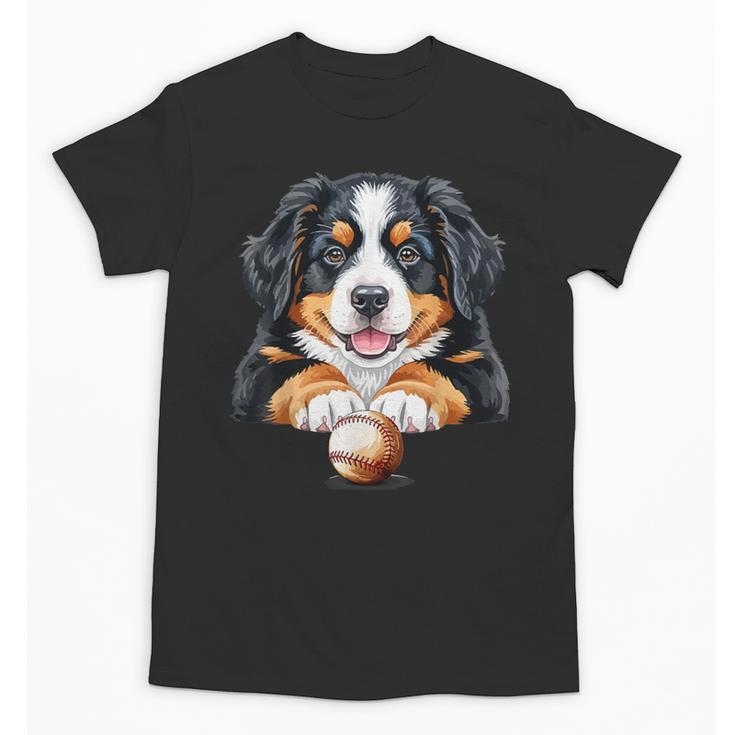 Baseball Dog Men & Women Unisex T-Shirt