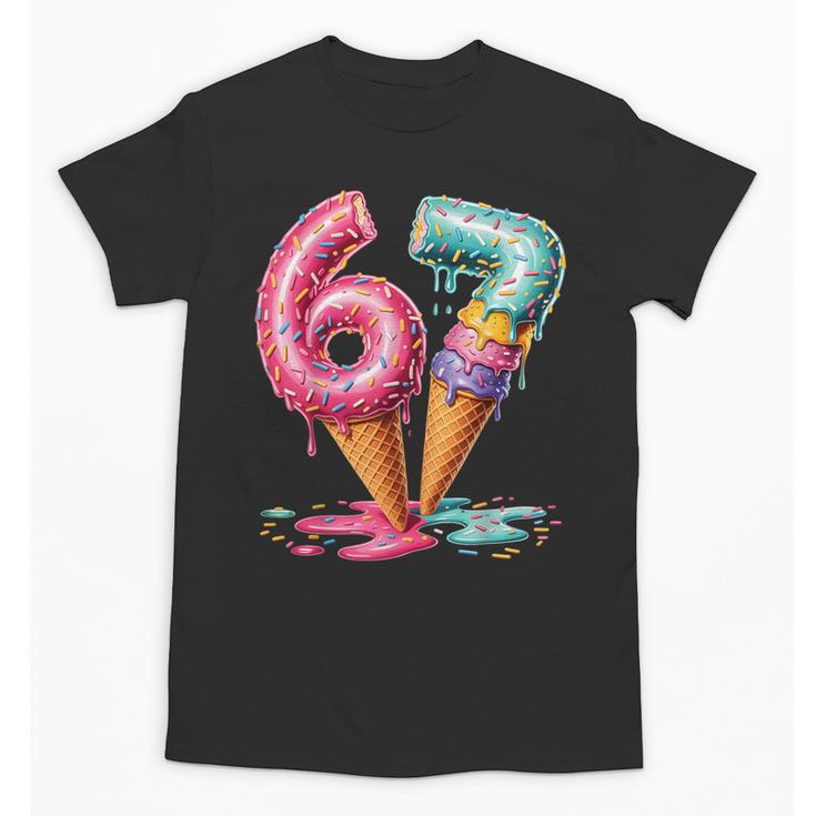 Baseball Drip Ice Cream 67 Unisex T-Shirt