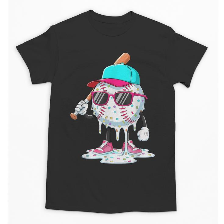 Baseball Drip Ice Cream Lifestyle Sprinkless Boy Kid Unisex T-Shirt