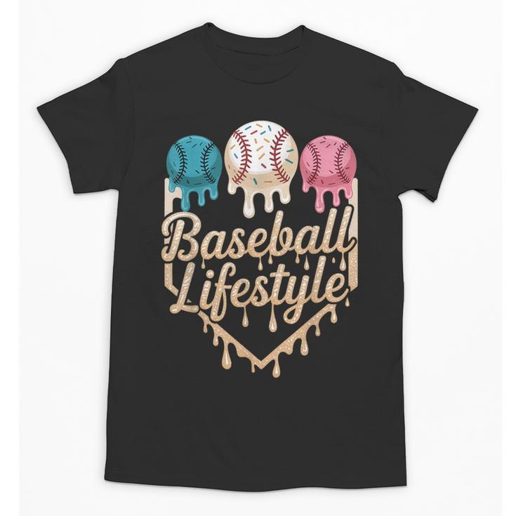 Baseball Drip Icecream Unisex T-Shirt