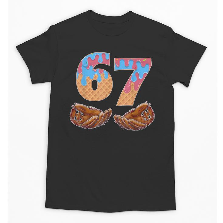 Baseball Drip Number 67 Player Six Seven Meme Unisex T-Shirt