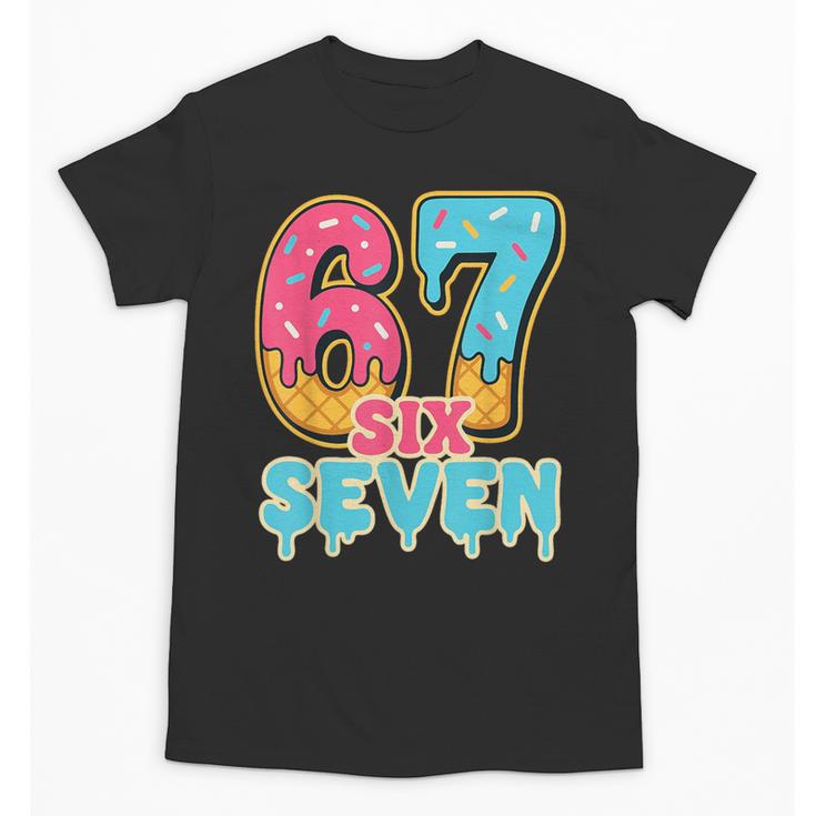 Baseball Drip Number 67 Player Trendy 6 7 Meme Unisex T-Shirt