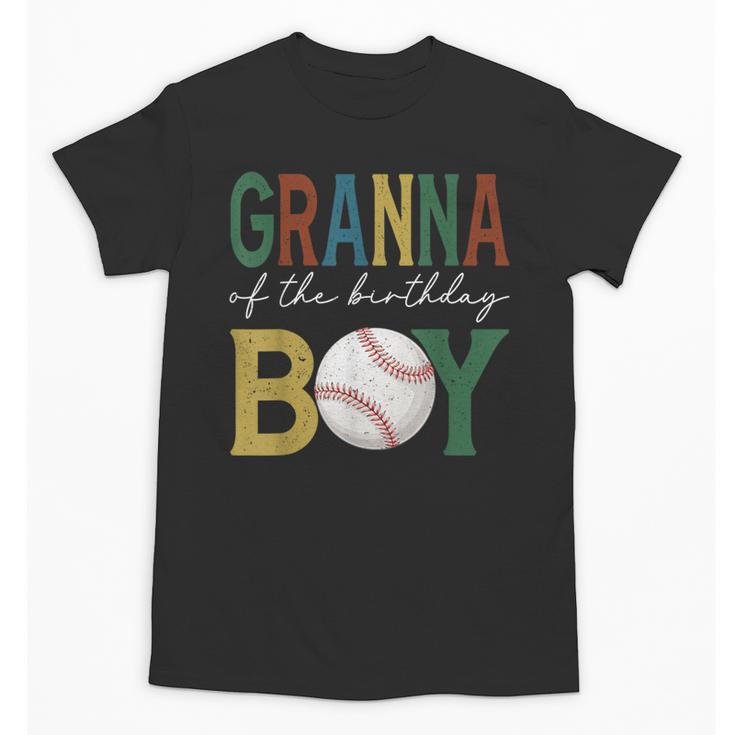 Baseball Granna Of The Birthday Boy Family Matching Unisex T-Shirt