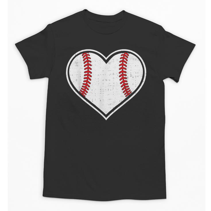 Baseball Heart Love Sport Valentines Day Men Women Boys Kids Unisex T-Shirt