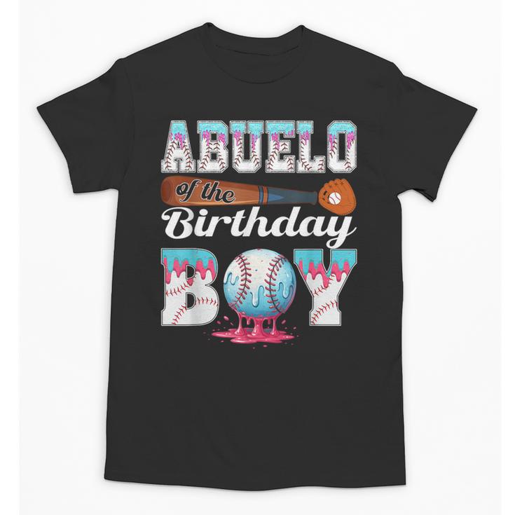Baseball Ice Cream Drip Abuelo Of The Birthday Boy Unisex T-Shirt