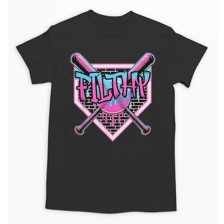 Baseball Ice Cream Drip Pitcher Filthy Unisex T-Shirt