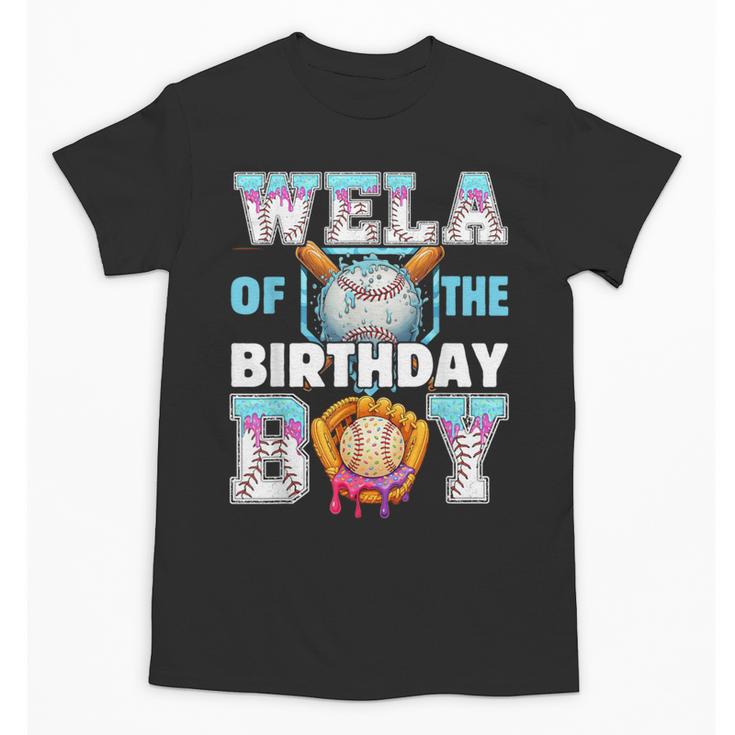 Baseball Ice Cream Drip Wela Of The Birthday Boy Unisex T-Shirt