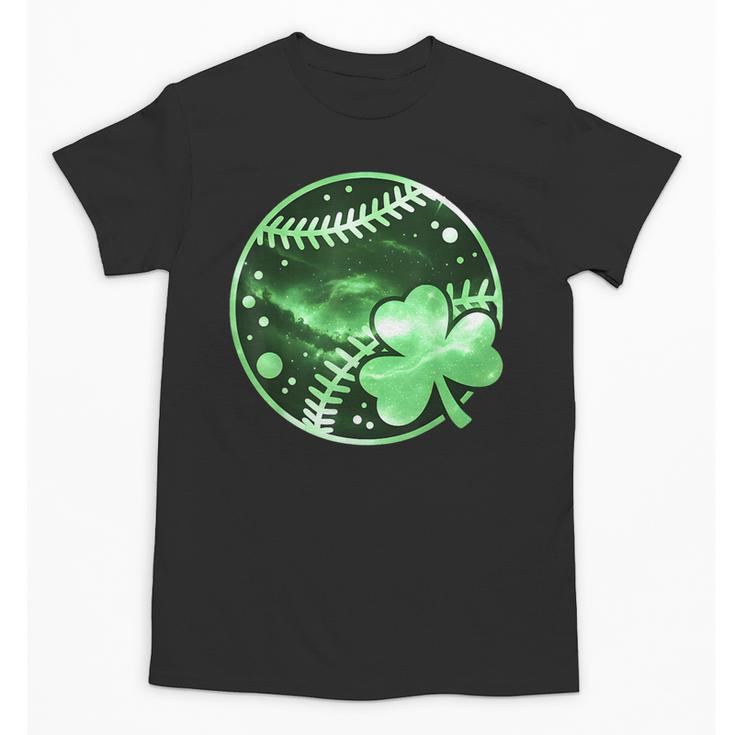 Baseball Irish Shamrock Lucky Clover St Patricks Day Boys Unisex T-Shirt