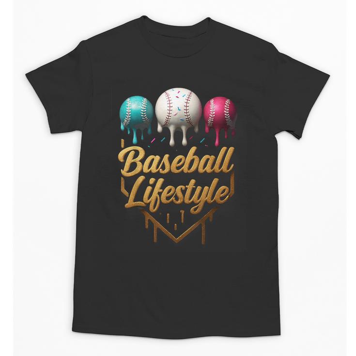 Baseball Lifestyle Drip Unisex T-Shirt