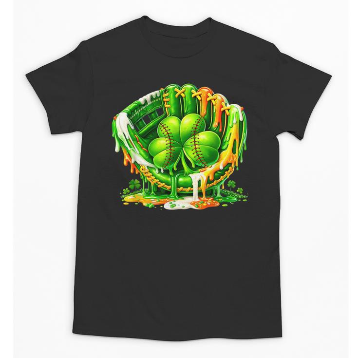 Baseball St Patricks Day Carnival Party Ice Cream Drip Boys Unisex T-Shirt