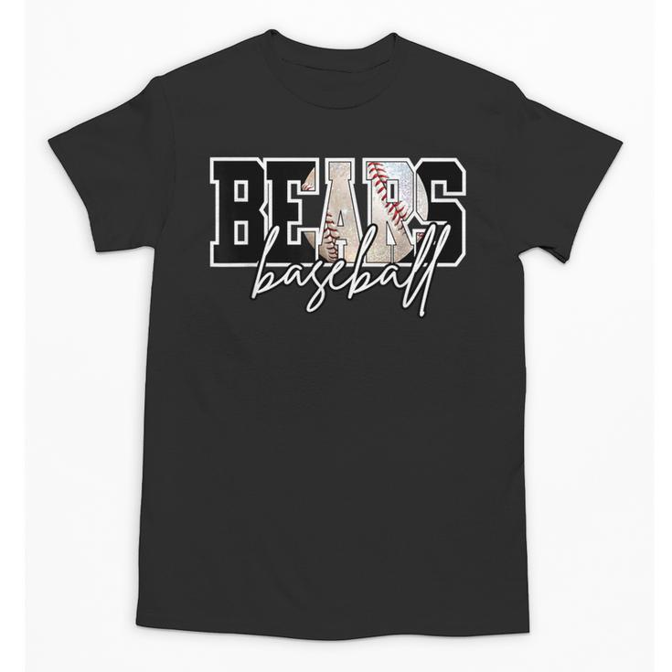 Bears Baseball Mom Game Day School Spirit Bear Pride Unisex T-Shirt