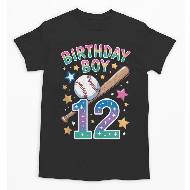 Birthday Boy 12th Birthday Baseball Unisex T-Shirt