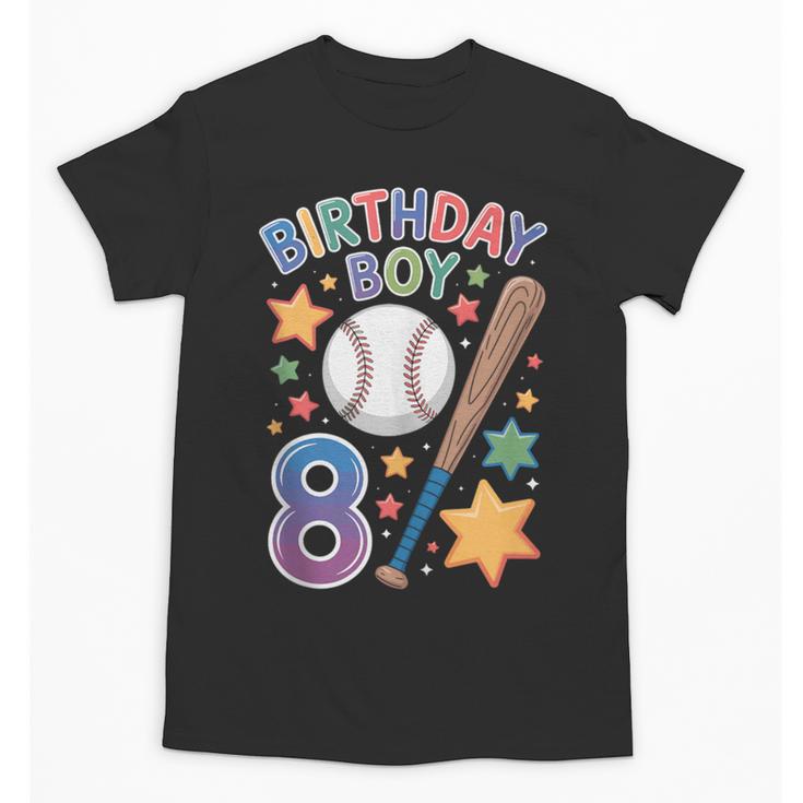Birthday Boy 8th Birthday Baseball Unisex T-Shirt
