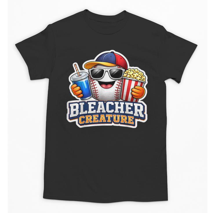 Bleacher Creature Baseball Fan Supporter Game Day Ball Unisex T-Shirt