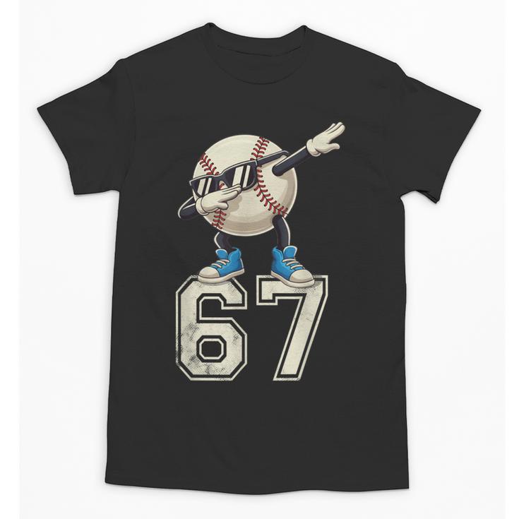 Boys Kids 67 Six Seven Sunglasses Dabbing Baseball Lover Unisex T-Shirt