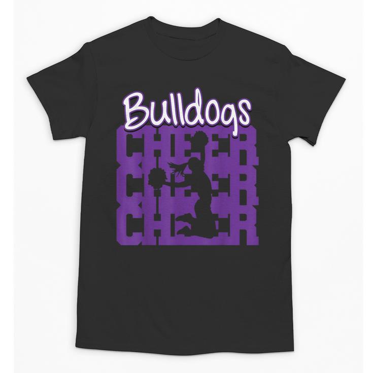 Bulldogs Cheer Back To School Cheerleading Spirit P Unisex T-Shirt