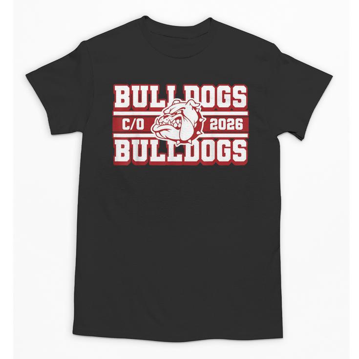 Bulldogs Class Of 2026 Back To School Senior Spirit M Unisex T-Shirt