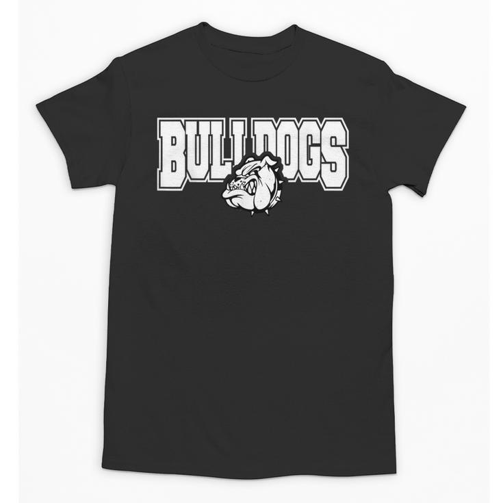Bulldogs High School Spirit Fan Team Bulldog Back To School Unisex T-Shirt